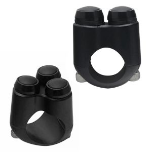 Styreknapp med 3 knapper egnet for 22 mm styre Craftride Switch + styreknapp med 2 knapper egnet for 22 mm styre Bryter svart