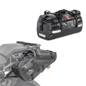 Motorsykkel-salvesker Bagtecs MT142 28 liters volum tørrbag + motorsykkelbag tørrbag XB50 vanntett volum 50 l