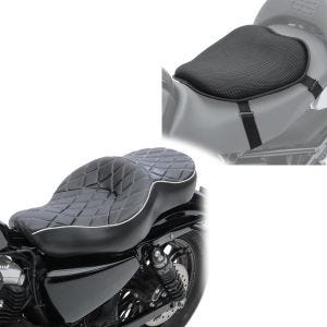 Sett: Dobbeltsete egnet for Harley Davidson Sportster 04-20 DB1 Craftride + gel setepute Tourtecs L komfortpute