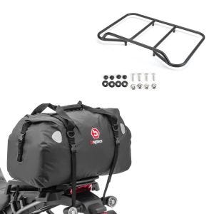 Sett: hale bag Drybag Bagtecs XF60 volum 60l + bagasjehylle Vario toppkoffert egnet for BMW R 1200 / 1250 GS 04-23