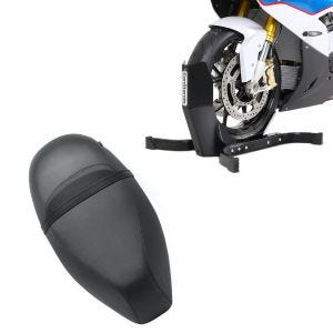 Sett: Motorsykkelrocker Constands Easy-Plus motorsykkelstativ opp til 21 tommer svart + sete egnet for Piaggio Zip 50 100 125 SP4 sete