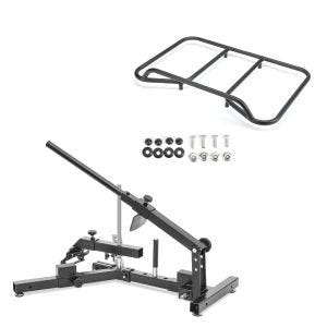 Sett: Dekkskifter ConStands egnet for motorsykkeldekk 12-21" dekkskifter MD4 + bagasjehylle Vario toppkoffert egnet for BMW R 1200 / 1250 GS 04-23