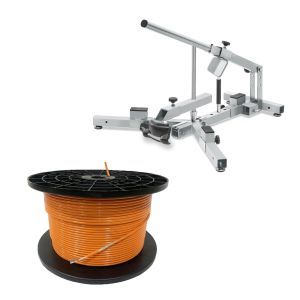 Sett: Dekkskifter for motorsykkeldekk 12-21" dekkskifter ConStands MD4Z + 300m begrensningssløyfe for robotgressklippere Ø4,0mm ekstra sterk - begrensningssløyfe for gressklippere