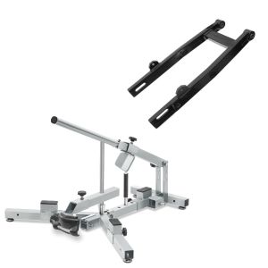 Sett: Dekkskifter for motorsykkeldekk 12-21" dekkskifter ConStands MD4Z + tuningboks svingarm egnet for Simson S51 S50 S53 S70 S83 forsterket RSR svart