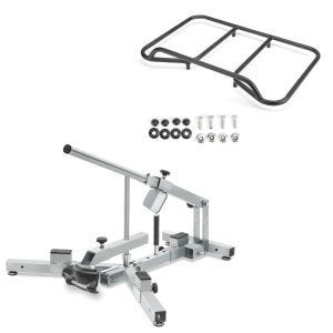 Sett: Dekkskifter for motorsykkeldekk 12-21" dekkskifter ConStands MD4Z + bagasjeholder Vario toppkoffert egnet for BMW R 1200 / 1250 GS 04-23