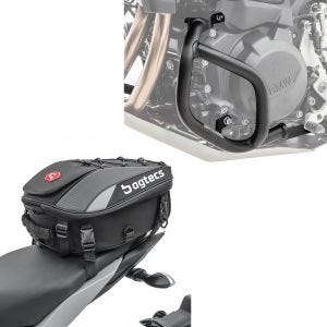 Sett: Crash bar egnet for BMW F 900 GS 2024 Motoguard SG56 + halebag X30
