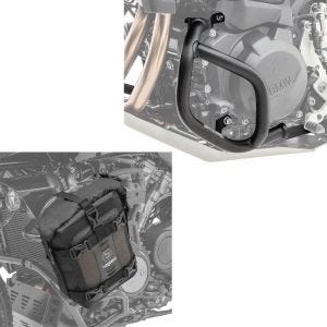 Sett: crashbar egnet for BMW F 900 GS 2024 Motoguard SG56 + crashbar bag S3 egnet for crashbar 6L
