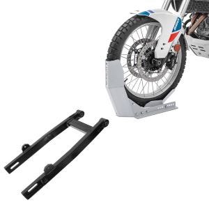 Sett: Transportstativ motorsykkel rocker Constands Easy Fix galvanisert + tuning boks svingarm egnet for Simson S51 S50 S53 S70 S83 forsterket RSR svart