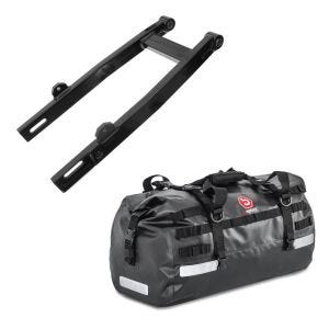 Sett: Tuning boks svingarm egnet for Simson S51 S50 S53 S70 S83 forsterket + bakbag Drybag XB50 volum 50l