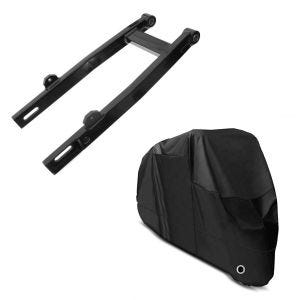 Sett: Tuning boks svingarm egnet for Simson S51 S50 S53 S70 S83 forsterket + presenning XL deksel i svart