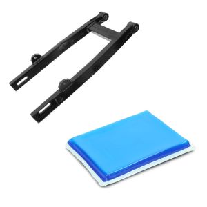 Sett: Tuning boks svingarm egnet for Simson S51 S50 S53 S70 S83 forsterket + gel pad innebygd pute XL egnet for motorsykkel sete 25x20x1,5 cm