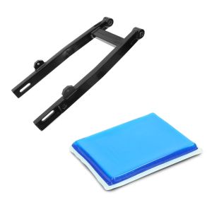Sett: Tuning boks svingarm egnet for Simson S51 S50 S53 S70 S83 forsterket + gel pad egnet for motorsykkel sete, kan kuttes til størrelse, 20 x 15 x 1,5 cm