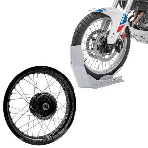 Sett: felg 2,5x16 bred passer til Simson S51 S50 S70 Schwalbe KR51 AF23 svart + transportstativ motorsykkel rocker Easy Fix galvanisert