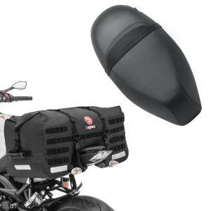 Sett: Sete egnet for Piaggio Zip 50 100 125 Craftride SP4 Sete komplett + halebag SX70 70Ltr i svart