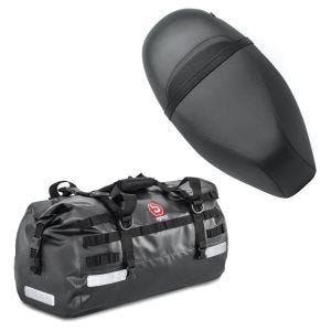 Sett: Sete egnet for Piaggio Zip 50 100 125 Craftride SP4 Sete komplett + halebag Drybag XB50 volum 50l