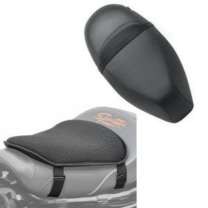 Sett: benk egnet for Piaggio Zip 50 100 125 Craftride SP4 benk komplett + gel setepute M komfortpute svart
