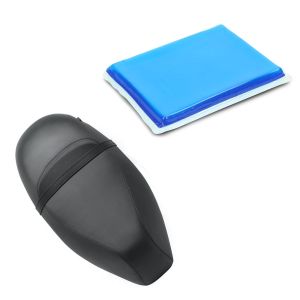 Sett: Sete egnet for Piaggio Zip 50 100 125 Craftride SP4 sete komplett + gelpute egnet for motorsykkelsete Kan skjæres til, 20 x 15 x 1,5 cm