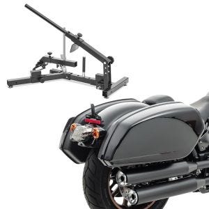 Sett: Sideveske egnet for Harley Davidson Low Rider / S / ST 18-24 Craftride HB13 + dekkskifter egnet for motorsykkeldekk 12-21" MD4