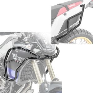 Sett kåpebeskyttelsesstang XL og bakre kollisjonsstang egnet for Yamaha Tenere 700 19-24 Motoguard topp RG18