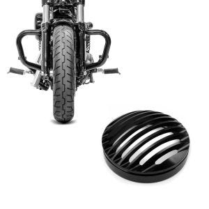 Sett: Crash bar Bart egnet for Harley Davidson Sportster 04-20 Crash bar svart Craftride + Motorsykkel frontlykt grill Craftride passer for Harley Davidson Sportster 04-20 i svart