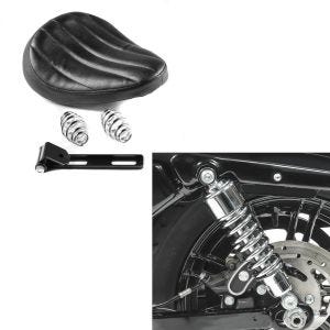 Set: Stossdämpfer 267 mm" für Harley-Davidson Sportster + Bobber Schwingsattel BR8 mit Federn schwarz_1
