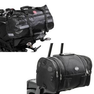 Sett: halebag Drybag XB50 vanntett volum 50l + halebag RB1 bagasjerull 24-30L egnet for Chopper Cruiser