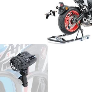 Set: LED Zusatzscheinwerfer Lumitecs SX22 mit Halter + Rangierhilfe Montageständer hinten Mover 1_1