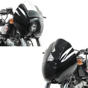 Set: Lampenmaske für Harley Davidson Dyna / Sportster Q1 + Lampenmaske für Harley Dyna / Sportster Q1 dunkel_1