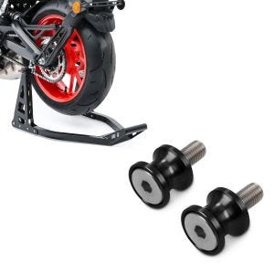 Sett: Reparasjonsstativ bakhjul Superlight Racing svart + prismatisk socket racingadapter Motea Jerez M8 svart