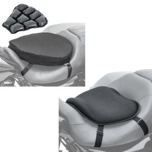 Sett: Gel setepute L komfortpute universal i sort + luftpute Air ML komfortsetepute i svart