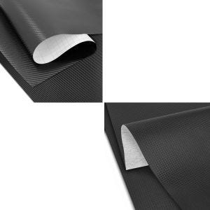 Set: Sitzbank Bezug Tourtecs Kunstleder Neubezug im Carbon-Look + Wrapping Klebefolie 75x100cm Carbon-Look 3D_1