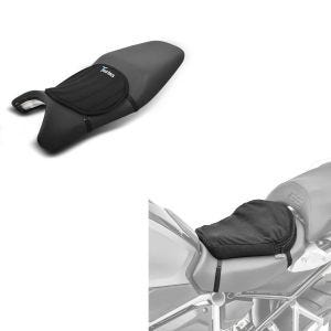 Set: Luftkissen Tourtecs Air M Komfort Sitzkissen in schwarz + Gel Sitzkissen Tourtecs Neopren M Gelkissen Sitzauflage in schwarz_1