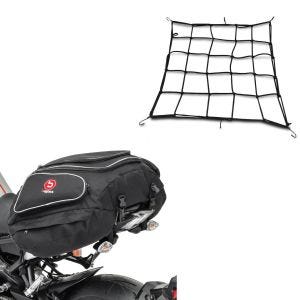 Set: Hecktasche X50 Gepäcktasche hinten 50Ltr in schwarz + Gepäcknetz, , 110 x 110 cm Spannweite_1