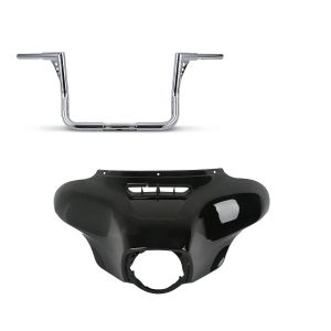 Set: Batwing Verkleidung für Harley Davidson Touring 2014-2020 + Lenker Ape Hanger 12" für Harley Electra - Street Glide cr_1