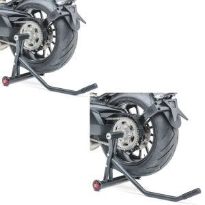 2x Einarmständer BMW R NineT Scrambler 16-20 Montageständer ConStands Single-Racing schwarz matt Spar-Set_1