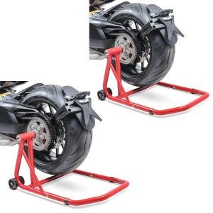 2x Einarmständer Ducati Monster 1200 / S 14-20 Montageständer ConStands Single-Classic rot Spar-Set_1