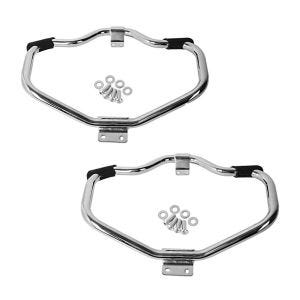 2x Sturzbügel für Harley Davidson Sportster 2004-2020 Craftride Mustache chrom Spar-Set_1