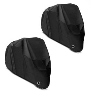 2x Craftride XXXXL presenningstrekk i svart økonomisett