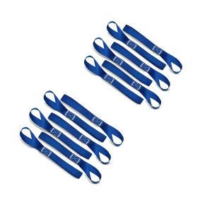 2x Zurrschlaufen für Spanngurte, 6er Mega Pack Blau Spar-Set_1