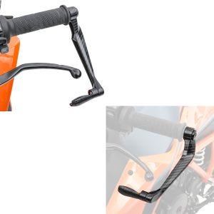 2x Hebelschützer Lever Guard Bremshebel Kupplung Hebelschutz X6 Schwarz Spar-Set_1