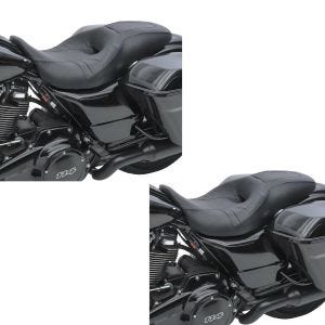 2x setebenk egnet for Harley Davidson Touring 08-24 dobbeltsete førerpassasjer XG4 Craftride økonomisett