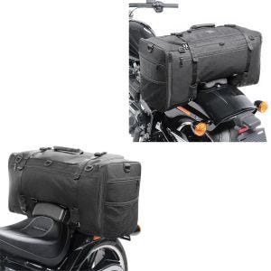 2x Hecktasche Craftride SQ1 Soziustasche für Chopper und Cruiser Spar-Set_1