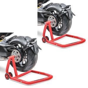 2x Einarmständer Ducati Monster 1200 / S 14-20 Montageständer ConStands Single-One rot Spar-Set_1
