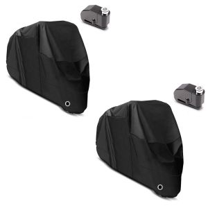 2x Set Abdeckplane XL + Alarm Bremsscheibenschloss Tourtecs Faltgarage Spar-Set_1