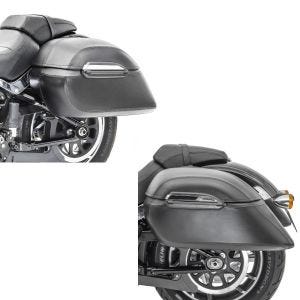 2x Seitenkoffer Set Craftride K3 33Ltr inkl Haltesatz Hartschalenkoffer in schwarz Spar-Set_1
