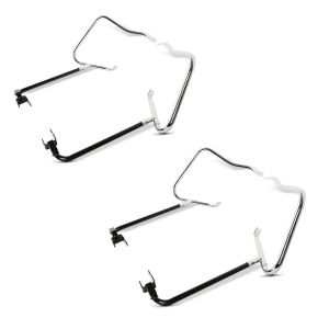2x Kofferträger für Harley Street Glide Special 15-21 mit Schutzbügel chrom Craftride Spar-Set_1