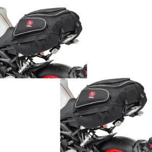 2x Hecktasche für KTM 125 Duke Gepäcktasche hinten Bagtecs X50 50Ltr schwarz Spar-Set_1
