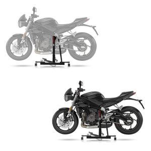 2x Zentralständer Triumph Street Triple RS 17-21 Motorradheber ConStands Power-Evo Spar-Set_1