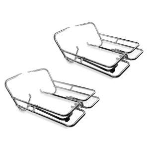 2x Kofferträger Twin Rail für Harley Road King 97-08 Schutzbügel Craftride Spar-Set_1