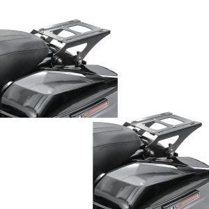 2x Gepäckträger TP Abnehmbar für Harley Davidson Touring Modelle 14-21 schwarz Craftride Spar-Set_1
